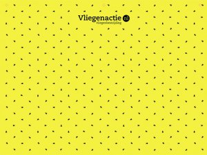 Vliegenactie strijkplaat